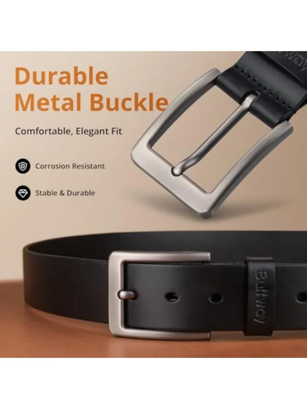 Men's Full Grain Leather Belt - 1.5